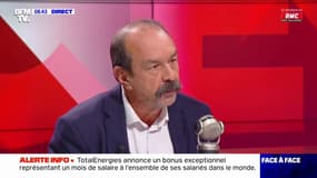 Salaires dans les raffineries: pour Philippe Martinez, "il y a des moyens de contraindre une entreprise"