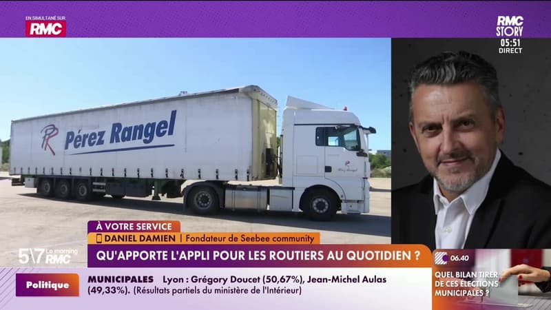Daniel Damien à votre service : Seebee, un réseau social d'entraide pour les routiers - 23/03