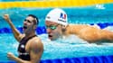 Mondiaux natation (200m papillon) :  Marchand "content" de battre le record de France d'Esposito, "le roi du pap"