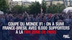 Coupe du monde (F) : On a suivi France - Brésil avec 6.000 supporters à la fan zone de Paris