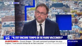 Pour Aurélien Rousseau, porter un masque en cas de symptômes "c'est du civisme, de la solidarité, ce n'est pas une obligation"