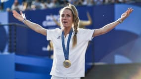 Pauline Ferrand-Prévot après son titre olympique, le 29 juillet 2024