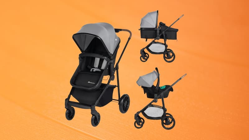 Cette poussette 3 en 1 atteint un prix que peu aurait imaginé sur le site Cdiscount