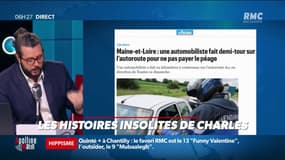 Elle fait plus de vingt kilomètres en sens inverse sur l'autoroute car elle ne veut pas payer le péage