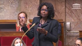 Fanta Berete à l'Assemblée nationale le 17 octobre 2022