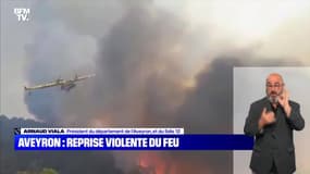 Aveyron : le point sur la reprise de l'incendie - 14/08