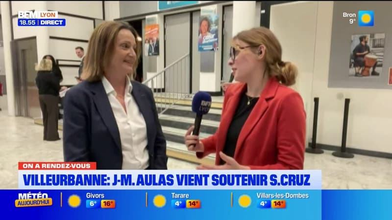 Villeurbanne : meeting de Sophie Cruz, candidate LR