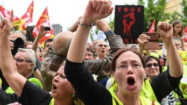 Une manifestation de Gilets jaunes (photo d'illustration)