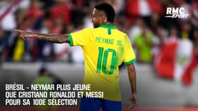 Brésil : Une centième sélection à 27 ans, Neymar fait mieux que Messi, Ronaldo, Casillas...