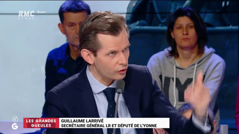 Guillaume Larrivé sur le plateau des GG