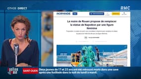 Le maire de Rouen souhaite faire remplacer la statue de Napoléon par celle d'une figure féminine