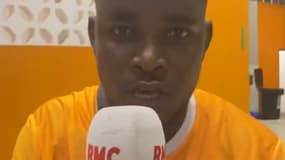 Un supporter de la Côte d'Ivoire après la défaite contre la Guinée équatoriale, le 22 janvier 2024 à la CAN