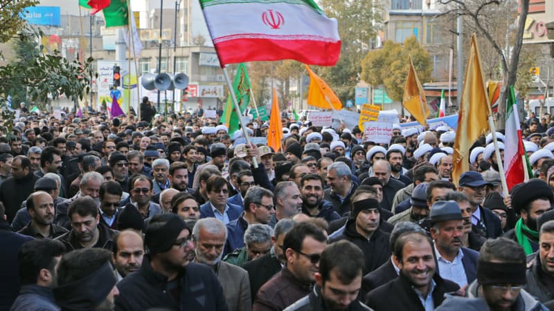 Des manifestations en Iran - Image d'illustration 