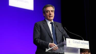 François Fillon, le 14 janvier 2017, au Conseil national du parti Les Républicains.