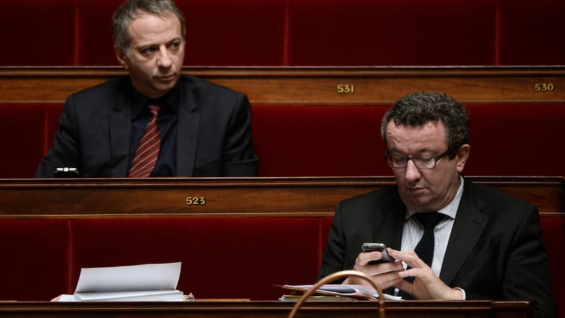 Laurent Baumel et Christian Paul à l'assemblée nationale. (Photo d'illustration)