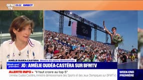 Amélie Oudéa-Castéra: "La France est capable de faire des grandes choses, ce pays est capable d'être immense"