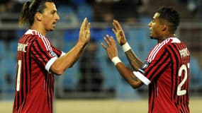 Zlatan Ibrahimovic et Kevin-Prince Boateng