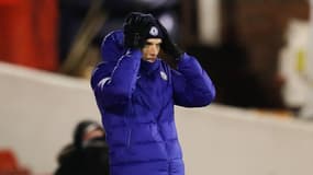 Thomas Tuchel en colère lors de Barnsley-Chelsea
