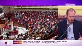 A l'Assemblée nationale, les débats autour du projet de loi instaurant le pass vaccinal de nouveau suspendus