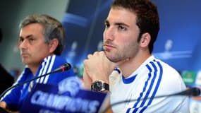 Higuain et Mourinho à Madrid