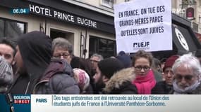 "Arrêtons la violence gratuite!": des milliers de personnes ont défilé en hommage à Mireille Knoll à Paris 