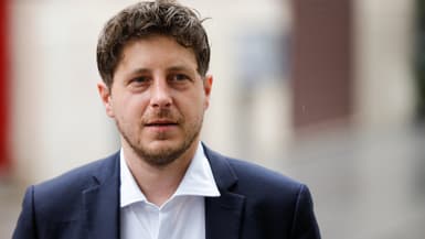 Julien Bayou juste après avoir voté au second tour des élections régionales à Paris, dimanche 27 juin 2021