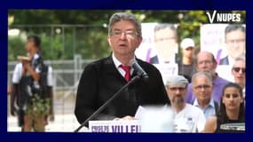Jean-Luc Mélenchon à Villeurbanne ce samedi, en campagne pour les législatives.