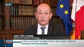 Crise Iran-Israël: "C'est une situation très dangereuse" indique Jean-Yves Le Drian
