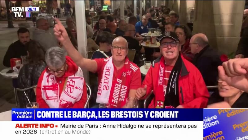 Ligue des champions: ces supporters brestois vivent déjà leur 