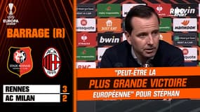  Rennes 3-2 AC Milan : "Peut-être la plus grande victoire européenne du club" la fierté de Stéphan