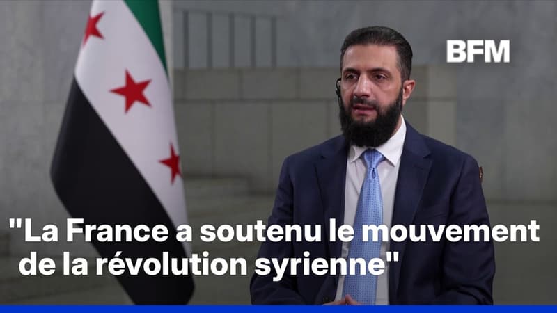 L'entretien exclusif sur BFMTV d'Ahmed al-Charaa, président syrien