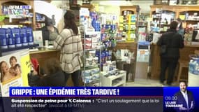 L'épidémie de grippe repart à la hausse de manière tardive