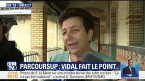 Parcoursup: Frédérique Vidal fait le point