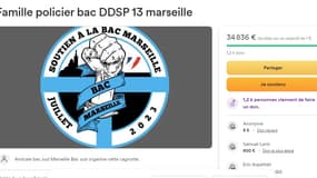 Une cagnotte a été lancée sur GoFundMe après la mise en examen de quatre policiers marseillais. 