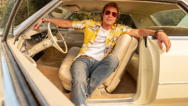 Brad Pitt dans Once Upon a Time ... Hollywood de Tarantino -