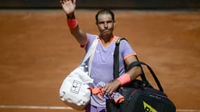 Rafael Nadal à Rome le 11 mai 2024.