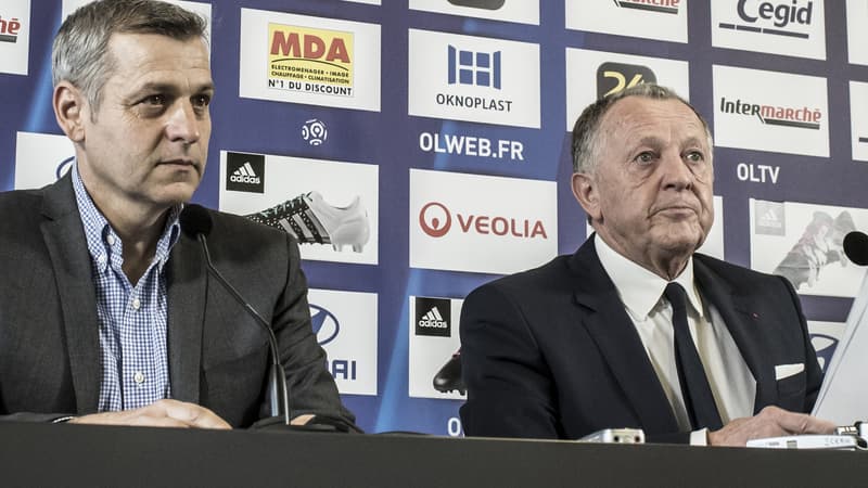 Bruno Genesio et Jean-Michel Aulas