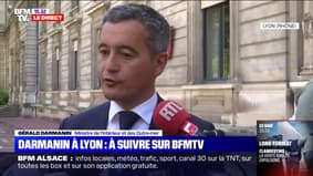 Gérald Darmanin, à Lyon: "J'ai rencontré des habitants, des commerçants [...] ils sont à bout"