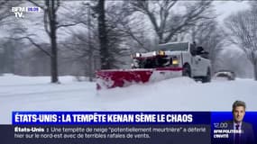 La tempête de neige Kenan, "potentiellement meurtrière", a déferlé sur le nord-est des Etats-Unis 