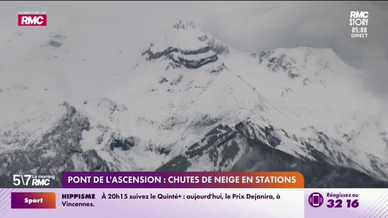 Pont de l'ascension : Chutes de neige en stations