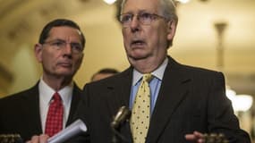 Mitch McConnell, chef de file de la majorité républicaine au Sénat américain.