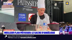 Foire de Lyon: Angélique Ferreira remporte le concours du meilleur flan pâtissier 