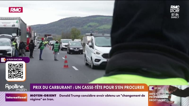 Prix du carburant : les transporteurs routier se mobilisent
