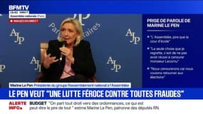 "J'ai le sentiment qu'on cherche à m'écarter de l'élection présidentielle", affirme Marine Le Pen à propos de sa condamnation à une peine inéligibilité