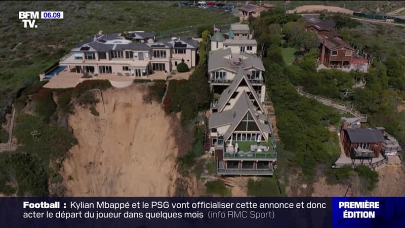 Des villas à flanc de falaise se retrouvent au bord du vide après la tempête en Californie