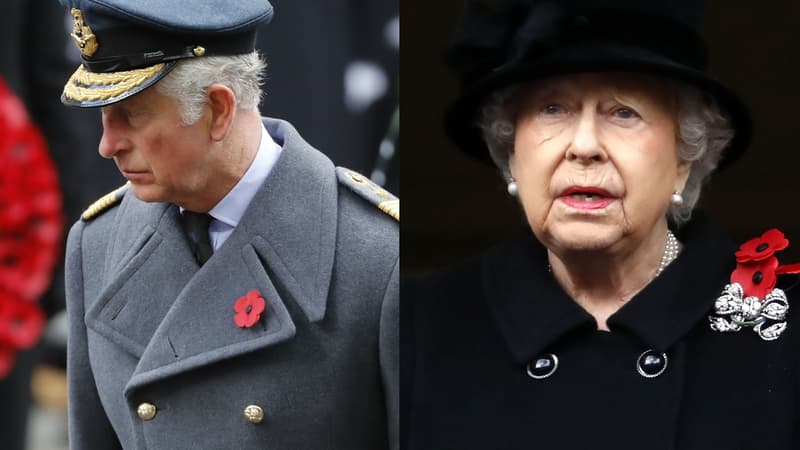 Le prince Charles et sa mère, la reine Elizabeth II, le 12 novembre 2017 à Londres