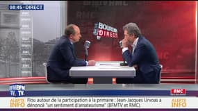 Jean-Jacques Urvoas face à Jean-Jacques Bourdin en direct