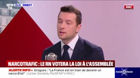 Jordan Bardella (RN): "La France est en train de devenir un narco-État (...) Face au narcotrafic, j'ai toujours été partisan d'une guerre totale"