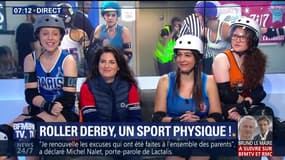 Roller derby: sport physique féminin 