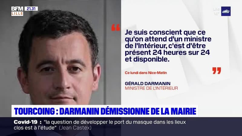 Tourcoing: Gérald Darmanin va démissionner de son mandat de maire